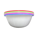 Colander Plastic Assorted Colors, 13 in (12 Pack)