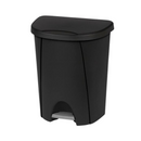 Sterilite, Step-On Wastebasket Black, 6.6 gal (4 Pack)