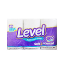 Level, Level, Bath Tissue 300 ct Purple, 12 ct (4 Pack)