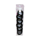 Hair Elastic Bands 24pc Black, 24 ct (12 Pack)