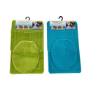 H & B Bathroom Mat 3pc Assorted Designs, 3 ct (12 Pack)