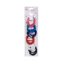 Hair Elastic Bands Assorted Colors, 24 ct (12 Pack)