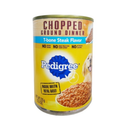 Pedigree, Chopped T-Bone Steak Flavor, 13.2 oz (12 Pack)