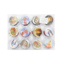 Rosary Metal With Plastic Case Assorted (12 Pack)