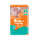 Pampers, Diapers Medium Baby Basics, 4 ct (30 Pack)