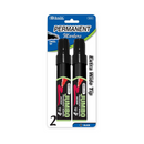 Bazic, Permanent Markers Jumbo Black, 2 ct (24 Pack)
