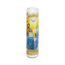 Brilux, Candle Santisima Trinidad White, 8 in (12 Pack)