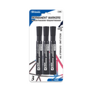 Bazic, Permanent Markers Black, 3 ct (24 Pack)