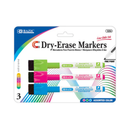 Dry-Erase Markers Bright Colors Fine, 3 ct (24 Pack)
