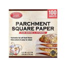 Home Select, Parchment Paper Square 5.5X5.5, 100 ct (12 Pack)