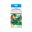 Bazic, Markers Washable Felt Tip, 10 ct (24 Pack)