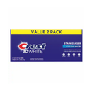 Crest, 3D White 2 ct Icy Clean Mint, 7.6 oz (6 Pack)