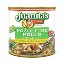 Juanita's, Chicken & Hominy Soup Green Chilis, 25 oz (12 Pack)