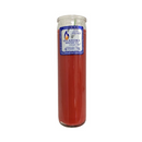 Veladora Candle Novena Red, 8 in (12 Pack)