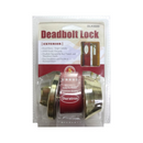 Duratron, Door Deadbolt Lock Gold (6 Pack)