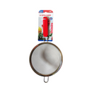 FamilyMaid, Stainless Steel Strainer with Handle, Red, 7" x 13" (12 Pack)