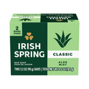 Irish Spring, Bar Soap 2 ct Aloe, 6.4 oz (36 Pack)