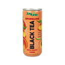 JayOne, Sparkling Black Tea With Peach, 8.45 oz (24 Pack)