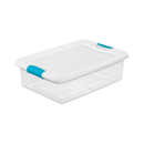 Sterilite, Latching Box Clear, 32 qt (6 Pack)