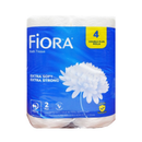 Fiora, Bath Tissue 2 Ply Unscented, 4 ct (12 Pack)