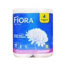 Fiora, Bath Tissue 2-Ply Lavender, 4 ct (12 Pack)