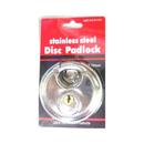 Disc Padlock Stainless Steel, 70 mm (12 Pack)