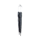 Umbrella Double Black Silver Handle (12 Pack)