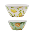 Melamine Cereal Bowl Lemon Design, 6 in (24 Pack)