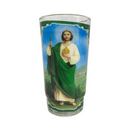 Candle San Judas Green, 6 in (12 Pack)
