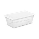Sterilite, Storage Box White With Lid, 6 qt (12 Pack)