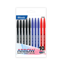 Pens Assorted Colors, 10 ct, 1 mm (24 Pack)