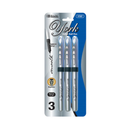 Bazic, Pens Roller Ball 3 ct Black Ink, 0.7 mm (24 Pack)