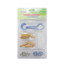 Arisas, Hooks & Wall Plugs Plastic & Wood (12 Pack)