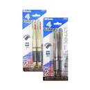Bazic, Pen 4-Color Ink 2 ct, 1 mm (24 Pack)