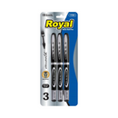 Bazic, Pens Roller Ball 3 ct Black, 0.7 mm (24 Pack)