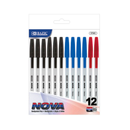Pens Assorted Colors, 12 ct, 1 mm (24 Pack)