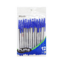Bazic, Pens Blue Ink 12 ct, 1 mm (24 Pack)