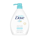 Dove, Baby Wash Rich Moisture, 1000 ml (12 Pack)