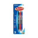 Bazic, Optima Oil Gel Pens 3pc Assorted Colors, 3 ct (24 Pack)