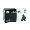 LW Concept, Nitrile Black Exam Gloves Medium Powder Free, 100 ct (10 Pack)