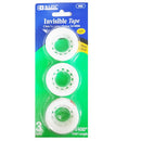 Bazic, Invisible Tape Refill 3pk ¾ (24 Pack)