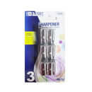 Sharpener Double Blade Metal, 3 ct (24 Pack)