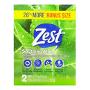 Zest, Bath Soap 2 ct Soothing Aloe, 8.24 oz (24 Pack)
