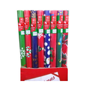 X-Mas Gift Wrap Assorted, 40 sq ft (48 Pack)