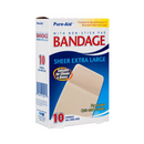 Pure-Aid, Bandage Sheer Extra Large, 10 ct (48 Pack)