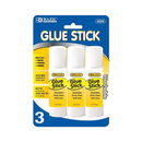 Bazic, Glue Stick 3pc Each Large, 21 g (24 Pack)