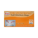 Ri-Pac, Drawstring Kitchen Bag 15 ct, 13 gal (24 Pack)