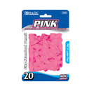 Bazic, Eraser Cap Pink, 20 ct (24 Pack)