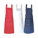 Apron With White Stripes Assorted Colors (12 Pack)