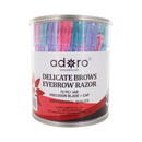 Adoro, Eyebrow Razor In Jar (72 Pack)